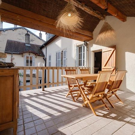 Grand Appartement 8 Personnes Terrasse Privative Hyper Centre Calme Lons-le-Saunier Exterior foto